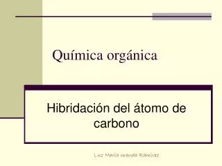 qu mica org nica