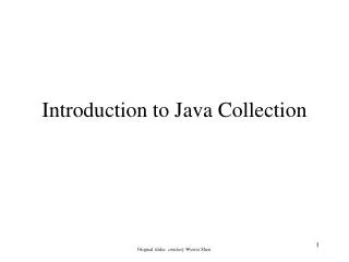 Introduction to Java Collection