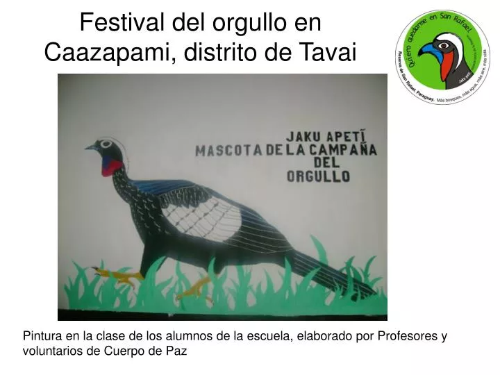 festival del orgullo en caazapami distrito de tavai