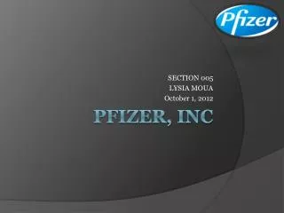 Pfizer, Inc