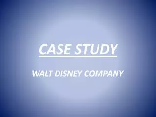 CASE STUDY