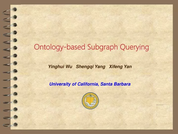 ontology based subgraph querying