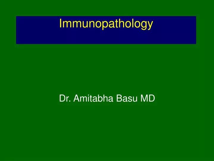 immunopathology