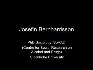 josefin bernhardsson