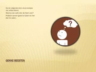 gekke beesten