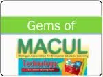 Gems of - slide 1