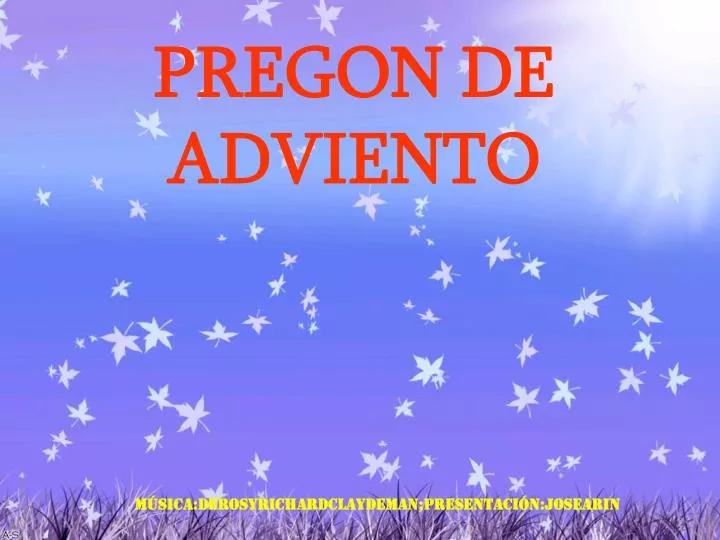 pregon de adviento