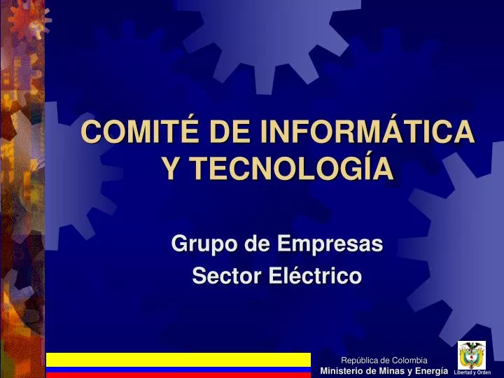 comit de inform tica y tecnolog a