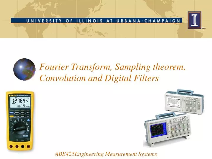 fourier transform sampling theorem convolution and digital filters