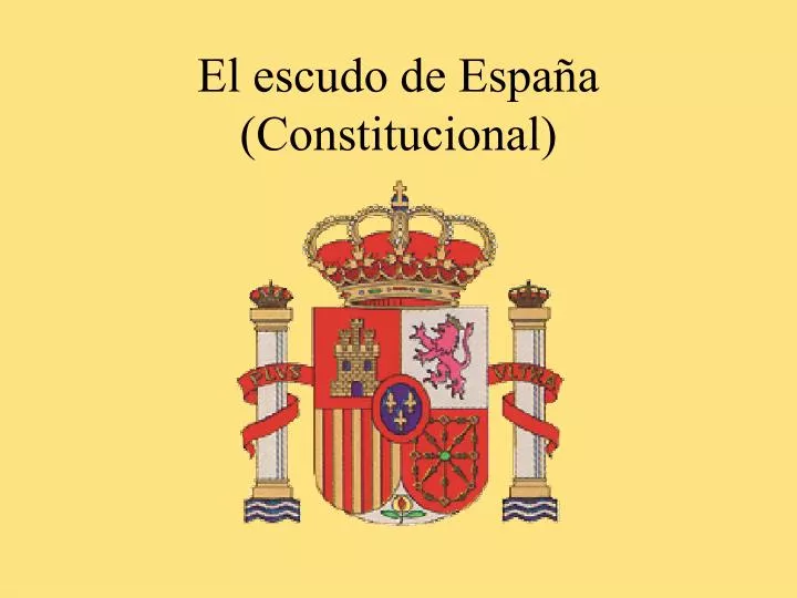 el escudo de espa a constitucional