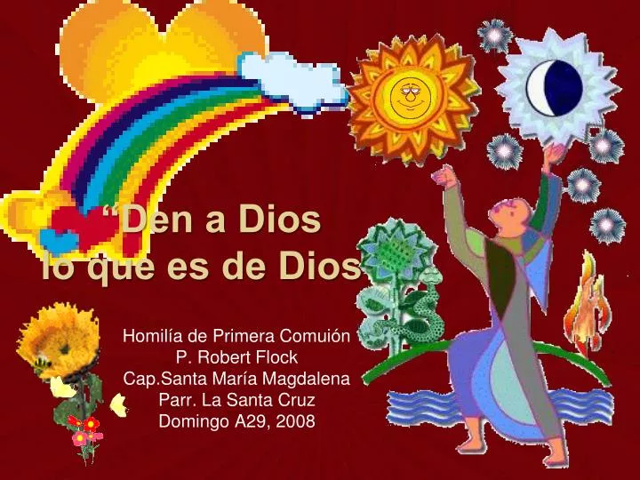 den a dios lo que es de dios