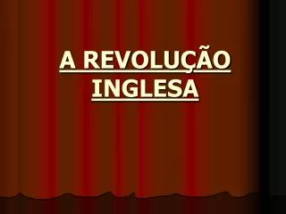 a revolu o inglesa