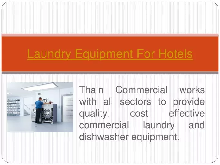 laundry equipment for hotels