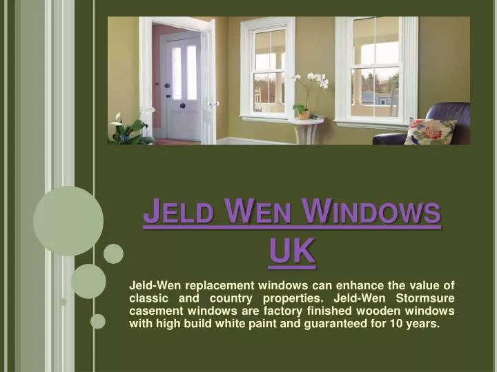 jeld wen windows uk