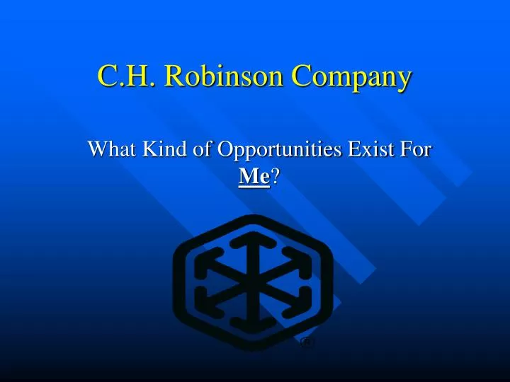 c h robinson company