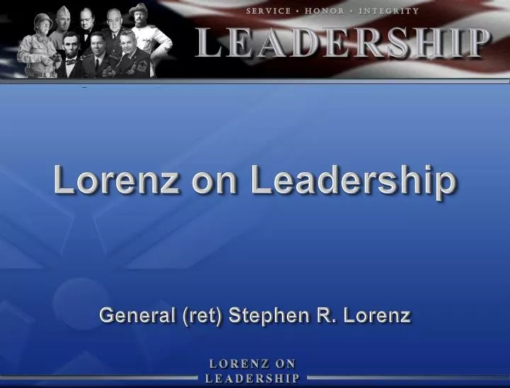 lorenz on leadership