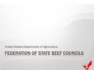 Federation of State Beef Councils