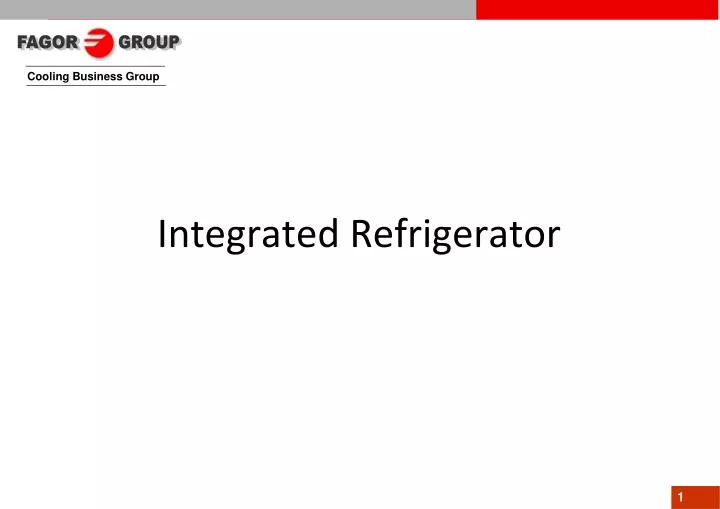 integrated refrigerator