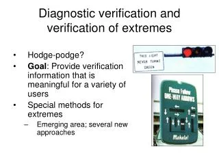 Diagnostic verification and verification of extremes