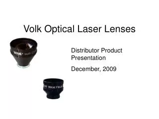 Volk Optical Laser Lenses