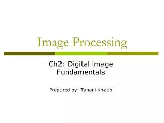 Image Processing