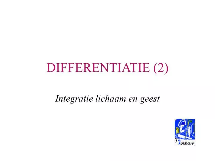 differentiatie 2