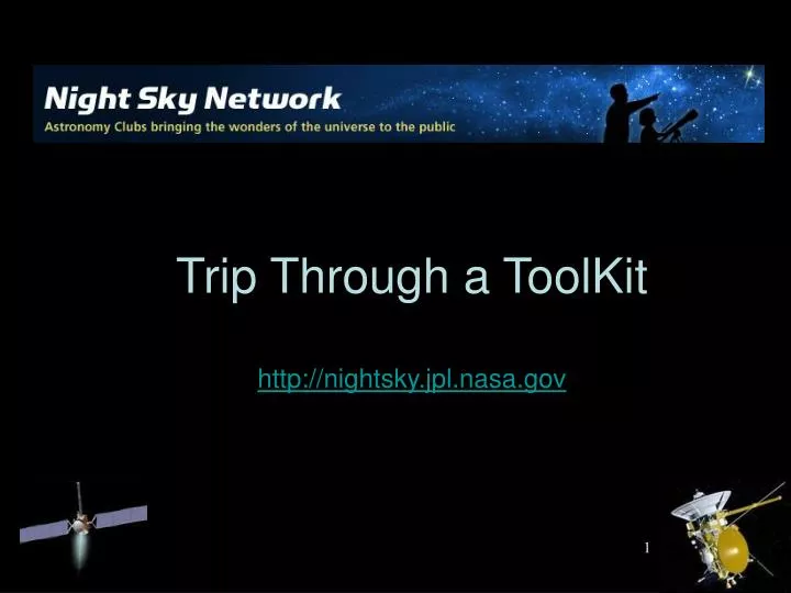 trip through a toolkit http nightsky jpl nasa gov