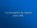 La conception du logiciel avec UML - slide 1