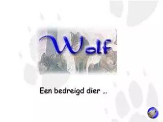 een bedreigd dier