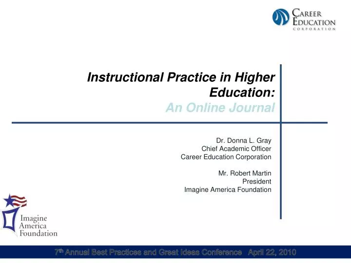 instructional practice in higher education an online journal