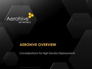Aerohive Overview