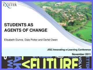 STUDENTS AS AGENTS OF CHANGE