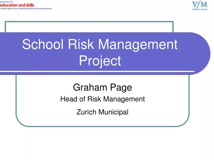 school risk management project