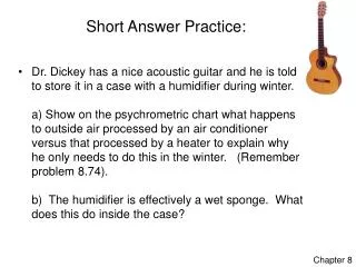 Short Answer Practice: