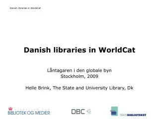 Danish libraries in WorldCat