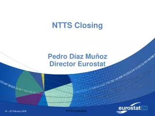 NTTS Closing Pedro Díaz Muñoz Director Eurostat