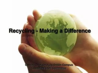 Recycling - Making a Difference