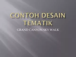 contoh desain tematik