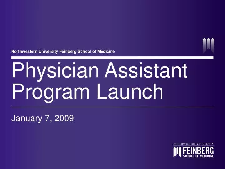 physician assistant program launch