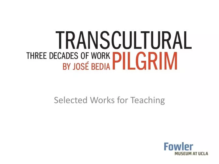 selected works for teaching