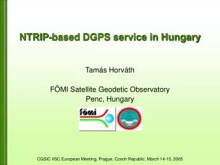 NTRIP-based DGPS service in Hungary