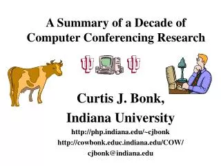 A Summary of a Decade of Computer Conferencing Research