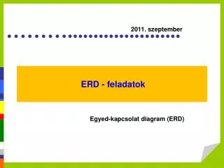 ERD - feladatok