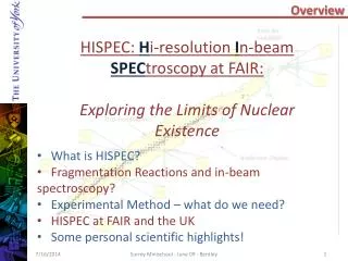 HISPEC: H i-resolution I n-beam SPEC troscopy at FAIR: