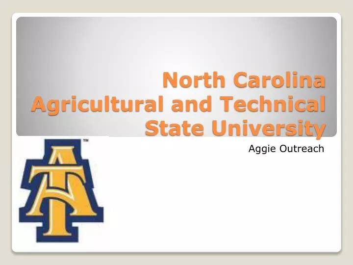 north carolina agricultural and technical state university