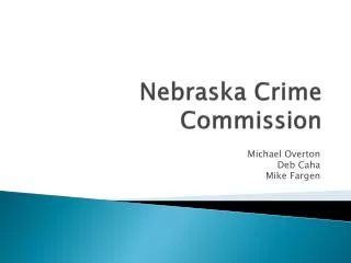 Nebraska Crime Commission