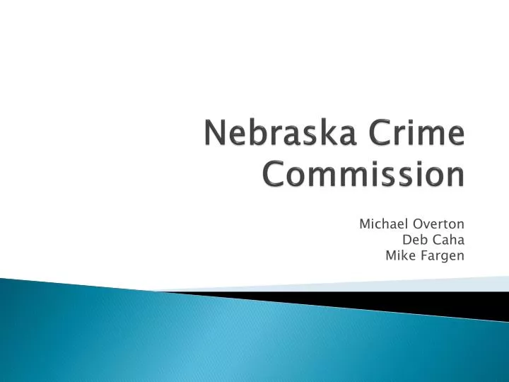 nebraska crime commission