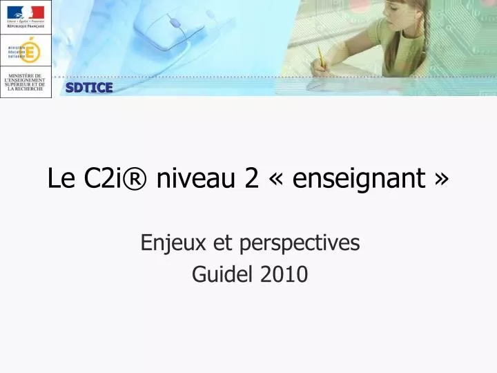 le c2i niveau 2 enseignant