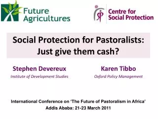 Social Protection for Pastoralists: Just give them cash?