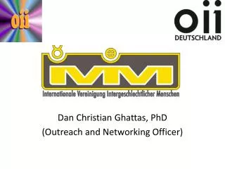 Dan Christian Ghattas , PhD ( Outreach and Networking Officer)
